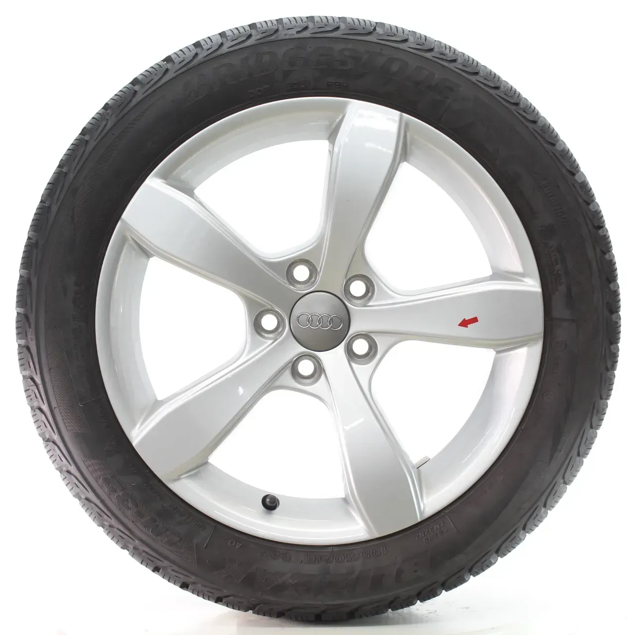 Audi A1 8X Winterräder 5-Arm Bridgestone 195/50R16 88H XL 8X0071496 - Bild 1
