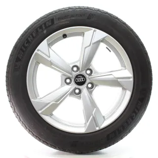 Audi A6 4K C8 Winterräder 5-Arm Michelin 225/55R18 102V DOT23 4K0601025D - Bild 2