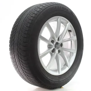 Audi A6 S6 F2 C8 Winterräder 10-Speichen Bridgestone 225/60R17 DOT24 4K0601025 - Bild 6