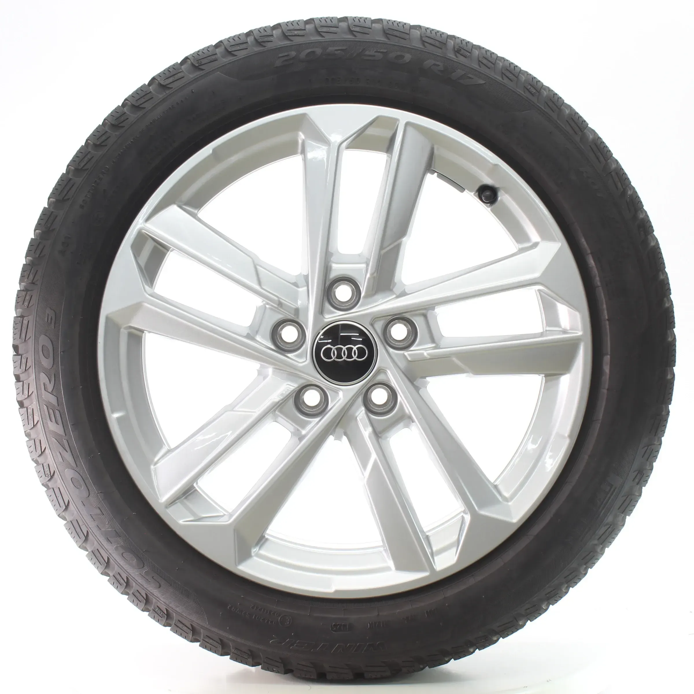 Audi A3 S3 8Y Winterräder 5-Arm-Doppelspeiche Pirelli 205/50R17 DOT25 8Y0601025L - Bild 1
