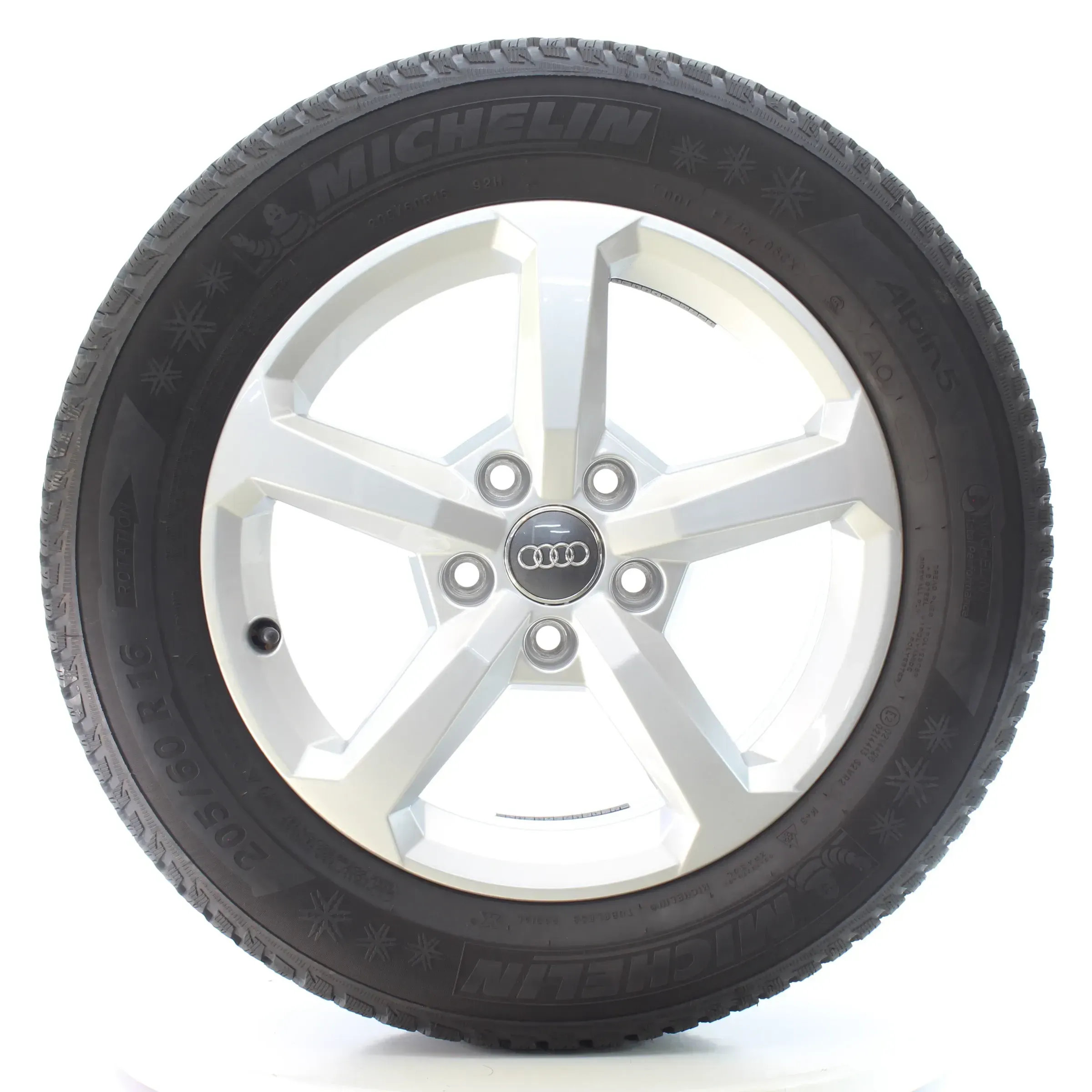 Audi Q2 GA Winterräder 5-Speichen-Design Michelin 205/60R16 92H 81A071496A - Bild 1