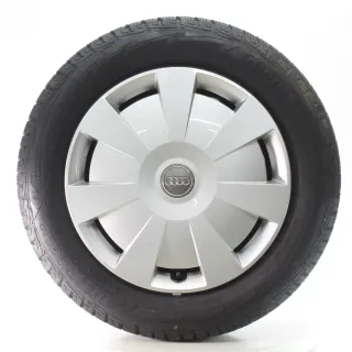 Audi A3 Cabrio Limosine 8V Winterräder Stahl Goodyear 205/55R16 DOT24 8V0601027A - Bild 2