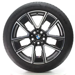 BMW 4er i4 G26 Winterräder M Aerodynamikrad 858 Goodyear 245/45R18 DOT23 8747286 - Bild 1
