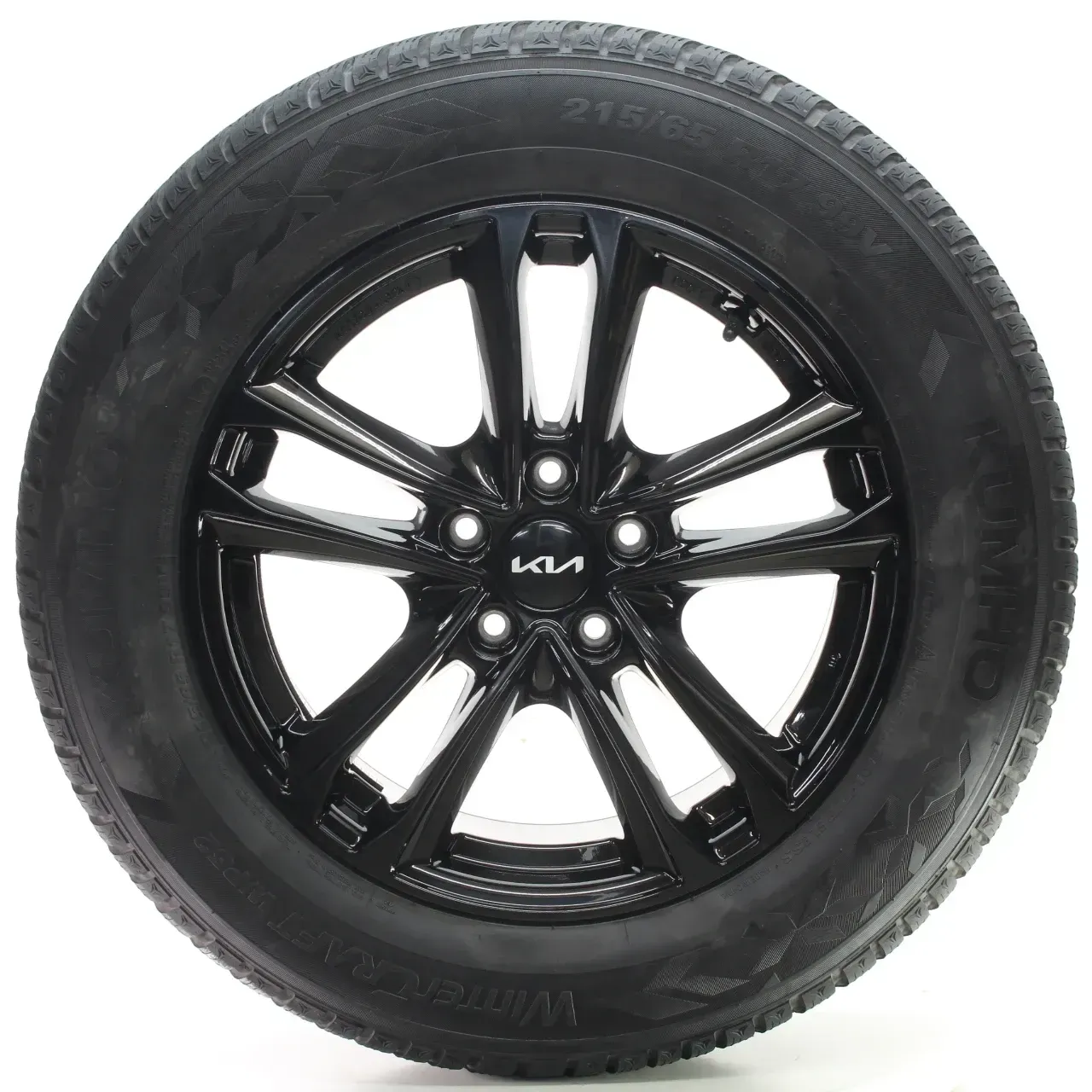 KIA Sportage SL  Winterräder Schwarz 215/65R17 DOT24 7mm KBA53968 - Bild 1