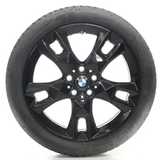 BMW 1er F70 Winterräder M Sternspeiche 968 Goodyear 195/50R18 DOT24 5A45271 - Bild 1