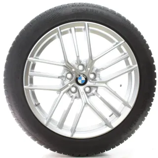 BMW 5er G60 G61 Winterräder Triplex-Speiche 933 Conti 245/45R19 DOT23 5A324D6 - Bild 1