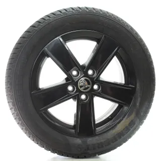 Skoda Octavia III 5E Winterräder 5-Speichen Semperit 205/55R16 5E0601025CF - Bild 2