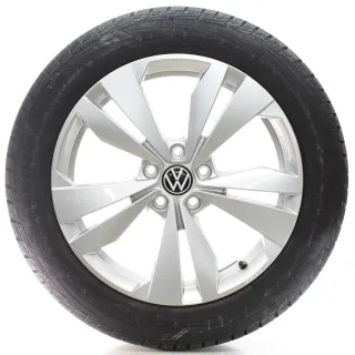 VW ID.3 E11 Winterräder Loen Goodyear SealTech 215/55R18 95T DOT24 NEU 10A071498 - Bild 2
