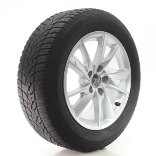 Audi A4 S4 8W Winterräder 5-Arm-Facetten Dunlop 205/60R16 92H 8W0601025B - Bild 6