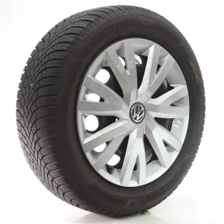 VW Golf 7 Audi A3 8V Winterräder Stahl Bridgestone 205/55R16 DOT23 5Q0601027BG - Bild 6