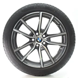 BMW 2er G42 3er G20 G21 Winterräder V-Speiche 780 225/45R18 95H DOT24 6883522 - Bild 1