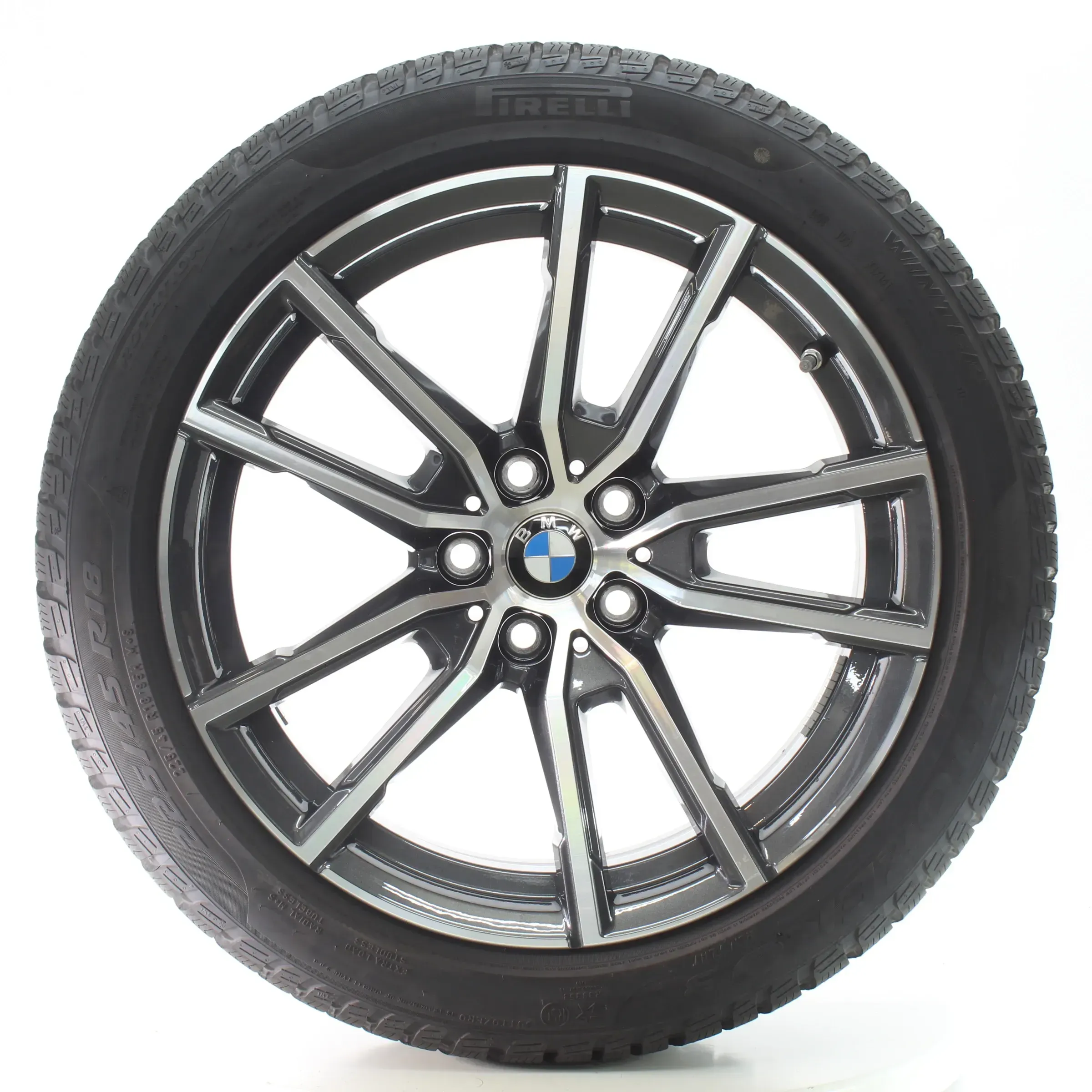 BMW 2er G42 3er G20 G21 Winterräder V-Speiche 780 225/45R18 95H DOT24 6883522 - Bild 1