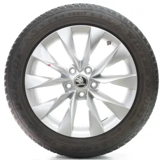 Skoda Superb IV NZ Winterräder Crystal Dunlop 215/55R17 98V DOT24 3P0601025AC - Bild 3