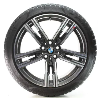 BMW 8er G14 G15 G46 Winterräder M Doppelspeiche 727 245/40-275/35R19 8090019-20 - Bild 1