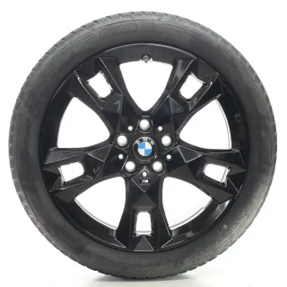 BMW 1er F70 Winterräder M Sternspeiche 968 Goodyear 195/50R18 DOT24 5A45271 - Bild 4