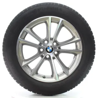 BMW 5er G30 G31 Winterräder V-Speiche 631 Continental 225/55R17 DOT24 6863417 - Bild 1