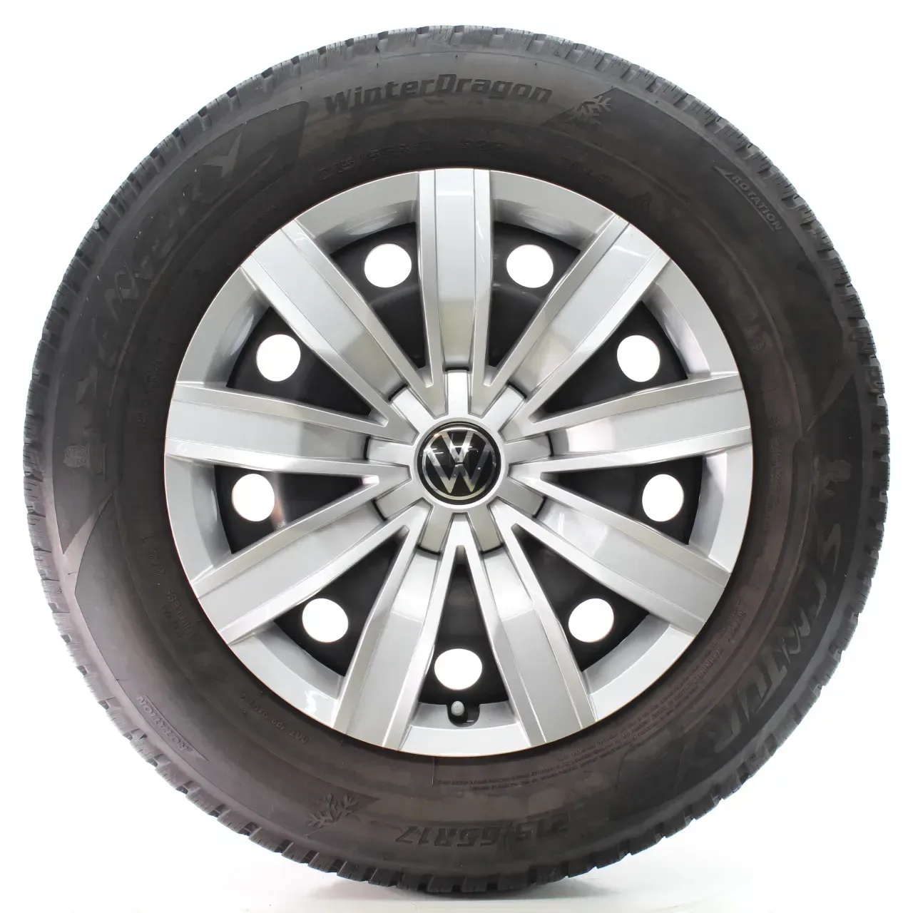 VW Tiguan AD1 Audi Q3 F3 Winterräder Stahl 215/65R17 99H DOT25 5QF601027J/R/T - Bild 1