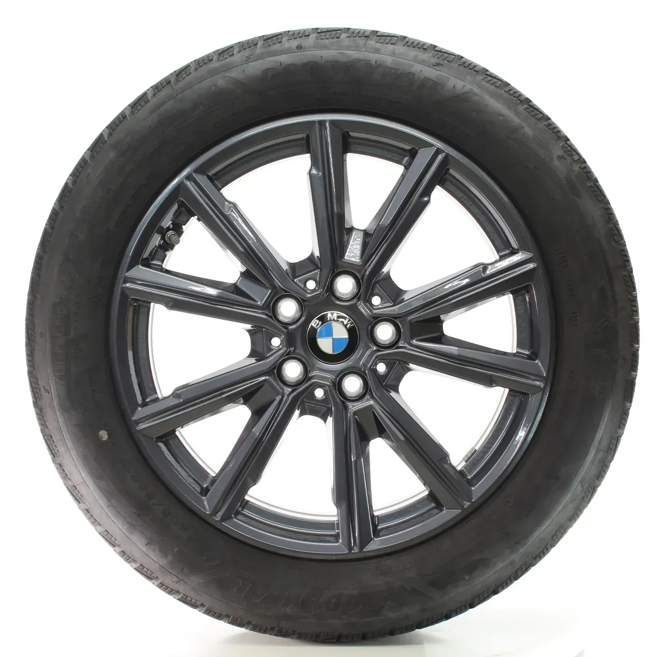 BMW 1er F70 2er F74 Winterräder V-Speiche 967 Goodyear 205/55R17 DOT24 5A45270 - Bild 1