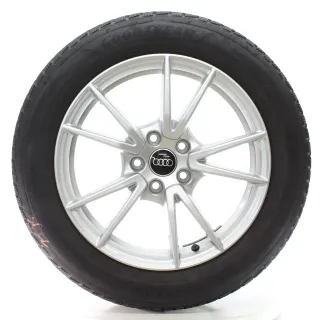 Audi A5 S5 FU5 Winterräder 5-Doppelspeichen Goodyear 215/55R17 DOT24 8B3601025A - Bild 1