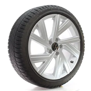 VW Golf 8 VIII CD GTI R Winterräder Bergamo Pirelli 225/40R18 DOT25 5H0601025AB - Bild 6