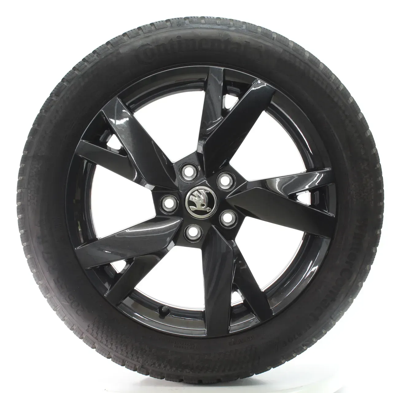 Skoda Octavia IV NX Winterräder Lyra Continental 205/55R17 DOT24 5E3601025AE - Bild 1