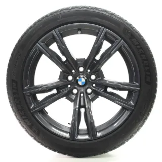 BMW M8 F91 F92 F93 Winterräder M Doppelspeiche 812 Grau 265/40R19 DOT22 8091267 - Bild 3