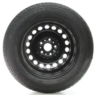 VW Golf 7 5G Seat Leon Winterräder Stahl Semperit 195/65R15 91T 5Q0601027BA/AT - Bild 5