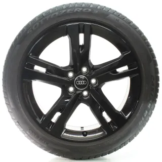 Audi A6 S6 4K C8 Winterräder 5-Arm-Ramus Schwarz Pirelli 245/45R19 4K0071499 - Bild 2