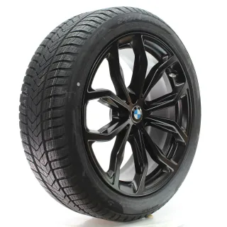 BMW X3 G01 X4 G02 Winterrad Y-Speiche 695 Schwarz 245/45R20 103V DOT23 6881208 - Bild 4