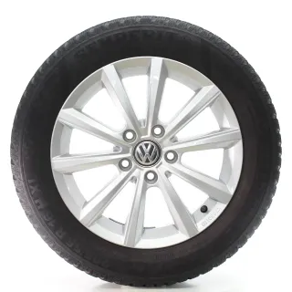 VW Golf VII 5G1 Winterräder Merano Semperit 205/55R16 94H DOT25 5G0071496B - Bild 1