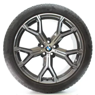 BMW X5 G05 X6 G06 Winterräder M Y-Speiche 741 Pirelli 275/40-315/35R21 8071998-9 - Bild 4