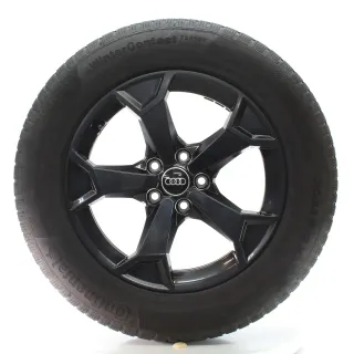 Audi Q3 F3 Winterräder 5-Arm-Secare-Design Schwarz Conti 215/65R17 83A601025AM - Bild 2