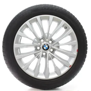 BMW 5er G30 G31 Winterräder W-Speiche 632 Pirelli 245/45R18 100V 6863418 - Bild 2