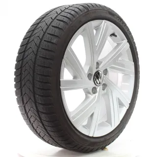 VW Golf 8 VIII GTD GTI R Winterräder Bergamo Pirelli 225/40R18 DOT25 5H0601025AB - Bild 6