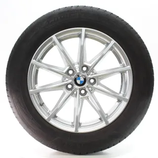 BMW 4er i4 G26 Winterräder V-Speiche 851 Silber Goodyear 225/55R17 101H 6896762 - Bild 1