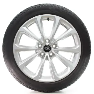 Audi A5 FU2 B10 Winterräder 5-Doppelspeichen Pirelli 235/45R18 DOT25 8B3601025D - Bild 1