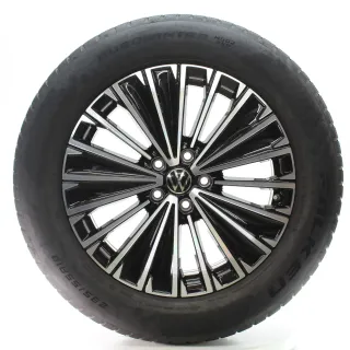 VW Tiguan CT1 Winterräder Napoli Schwarz Glanz Falken 235/55R18 DOT24 571601025K - Bild 2