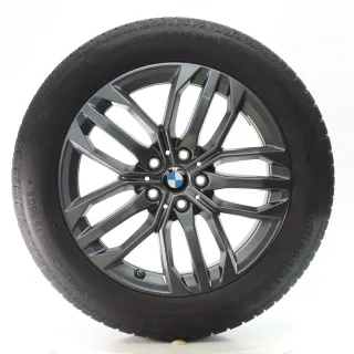 BMW X1 iX1 U11 X2 iX2 U10 Winterräder Doppelspeiche 879 Conti 205/60R18 6898046 - Bild 3