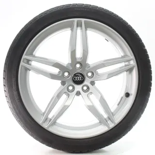 Audi A5 S5 8W Winterräder 5-Arm-Doppelspeiche Conti 255/35R19 DOT24 8W0601025AM - Bild 1
