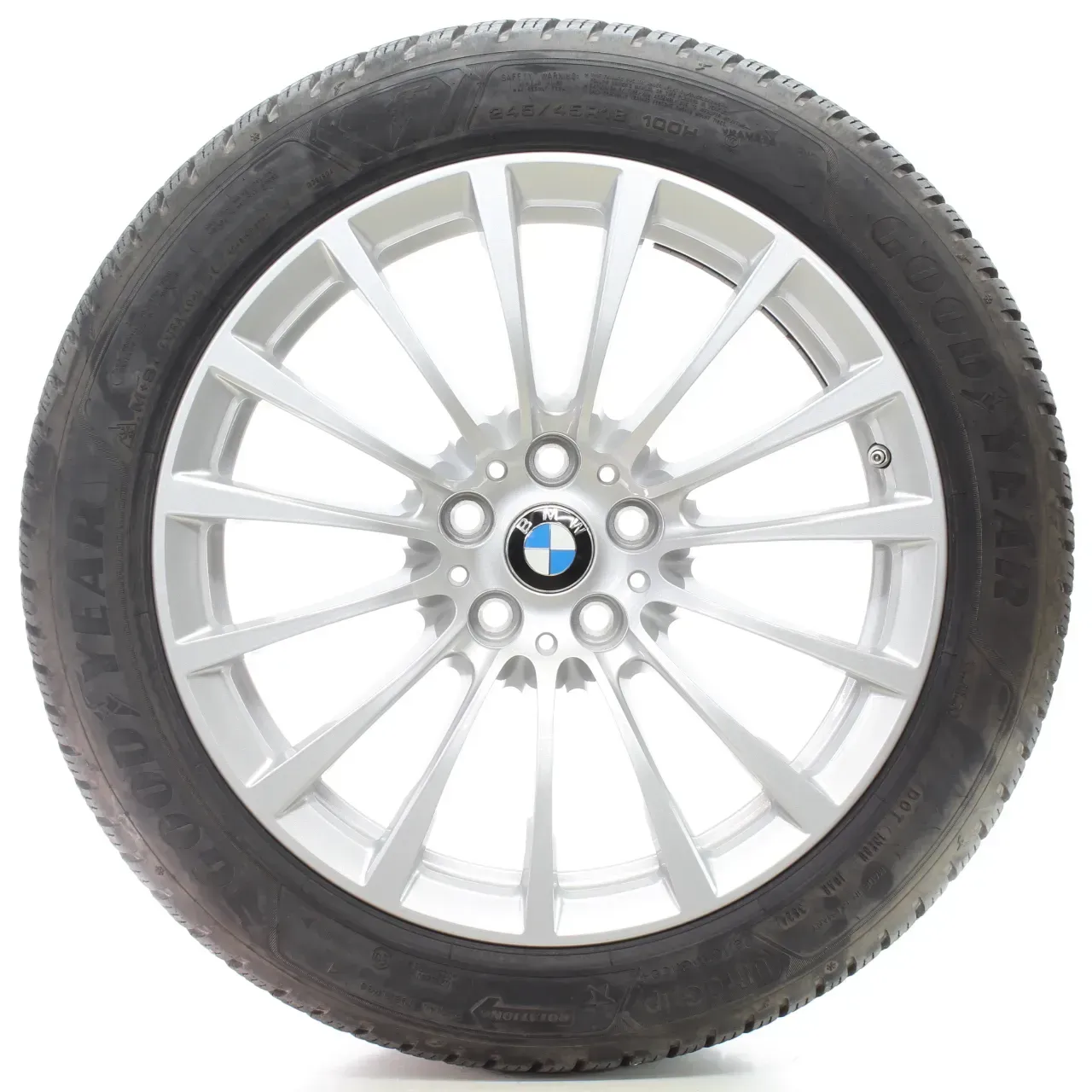 BMW 5er G30 G31 Winterräder Vielspeiche 619 Goodyear 245/45R18 100H 6861224 - Bild 1