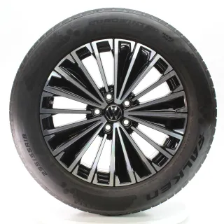 VW Tiguan CT1 Winterräder Napoli Schwarz Glanz Falken 235/55R18 DOT24 571601025K - Bild 2