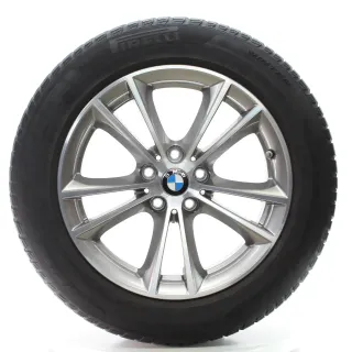 BMW 5er G30 G31 Winterräder V-Speiche 631 Pirelli 225/55R17 97H DOT23 6863417 - Bild 1