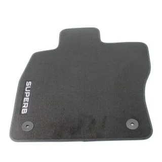 Skoda Superb III 3V Textilfußmatten Fußmatten Satz Schwarz 3V1061404B NEU - Bild 1