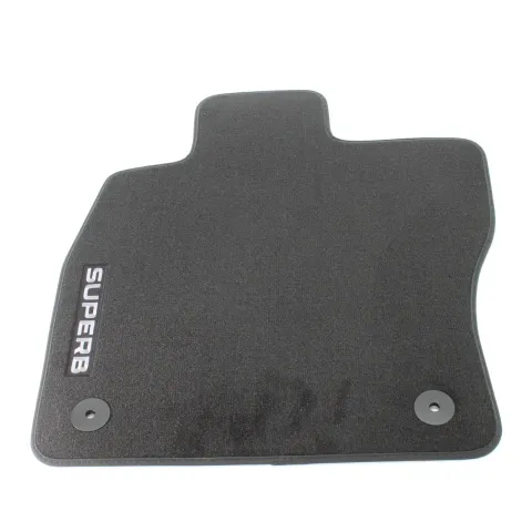 Background image for Skoda Superb III 3V Textilfußmatten Fußmatten Satz Schwarz 3V1061404B NEU