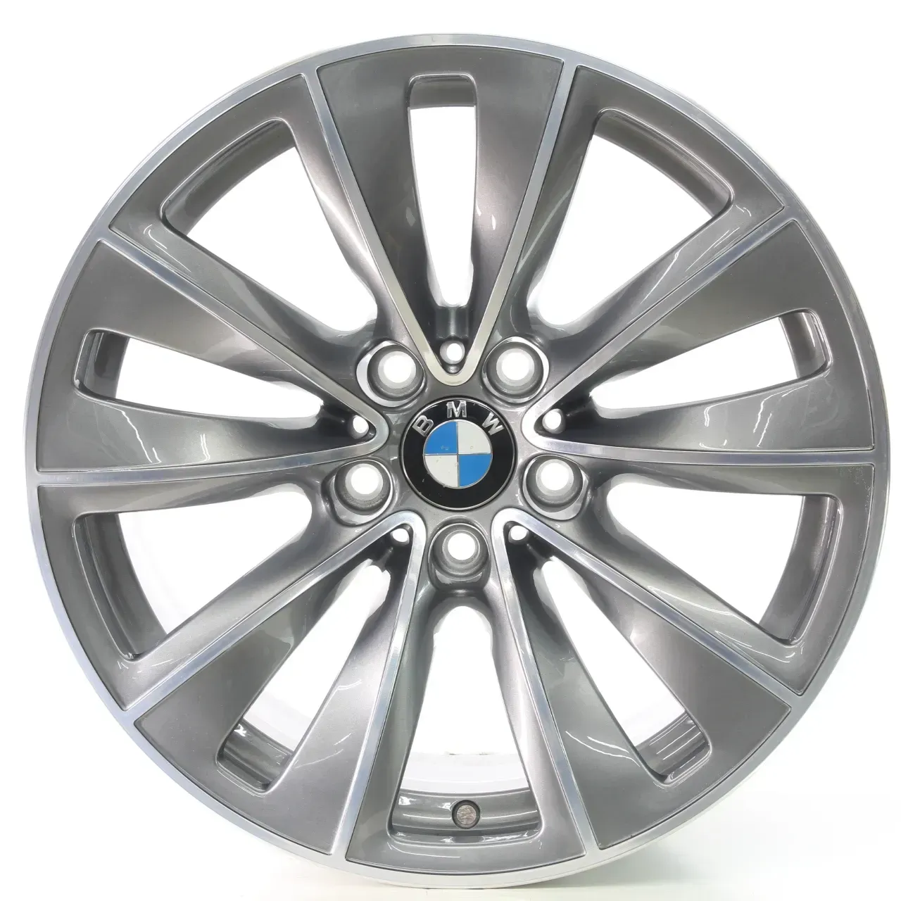 BMW 5er E60 Alufelge Doppelspeiche 247 Ferricgrey 8Jx18 ET20 36116777350 - Bild 1