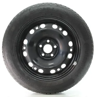 VW Polo 6C1 Winterräder Stahl Continental 185/60R15 DOT25 84T 6C0601027B/C - Bild 2