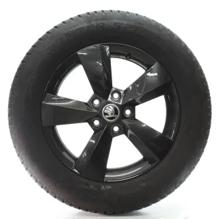 Skoda Karoq ND7 Winterräder Nanuq Schwarz Dunlop 215/60R16 DOT23 57A601025S-T - Bild 4