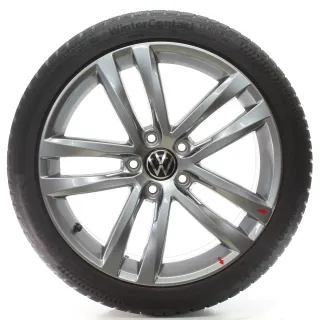 VW Golf 7 VII 5G Winterräder Salvador Grau Conti 225/40R18 92V 5G0601025AF - Bild 2