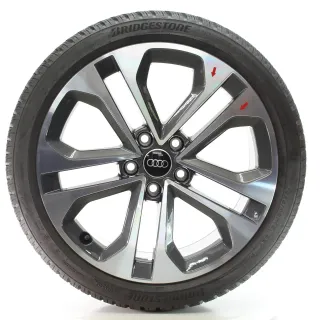 Audi A3 S3 8Y Winterräder 5-Doppelspeichen Grau 225/40R18 DOT24 8Y0601025CE - Bild 4