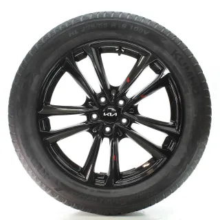 KIA EV6 Sorento II III IV Winterräder Schwarz Kumho 235/55R19 DOT24 KBA54133 - Bild 3